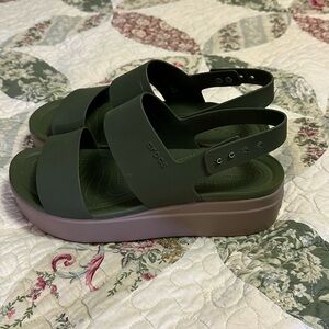 Crocs wedge sandals